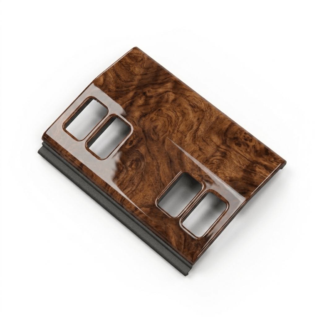 Mercedes-Benz C140 CL Rear Centre Console Box Front Switch Housing Wooden Panel 4 Wood Types (A1408430200)
