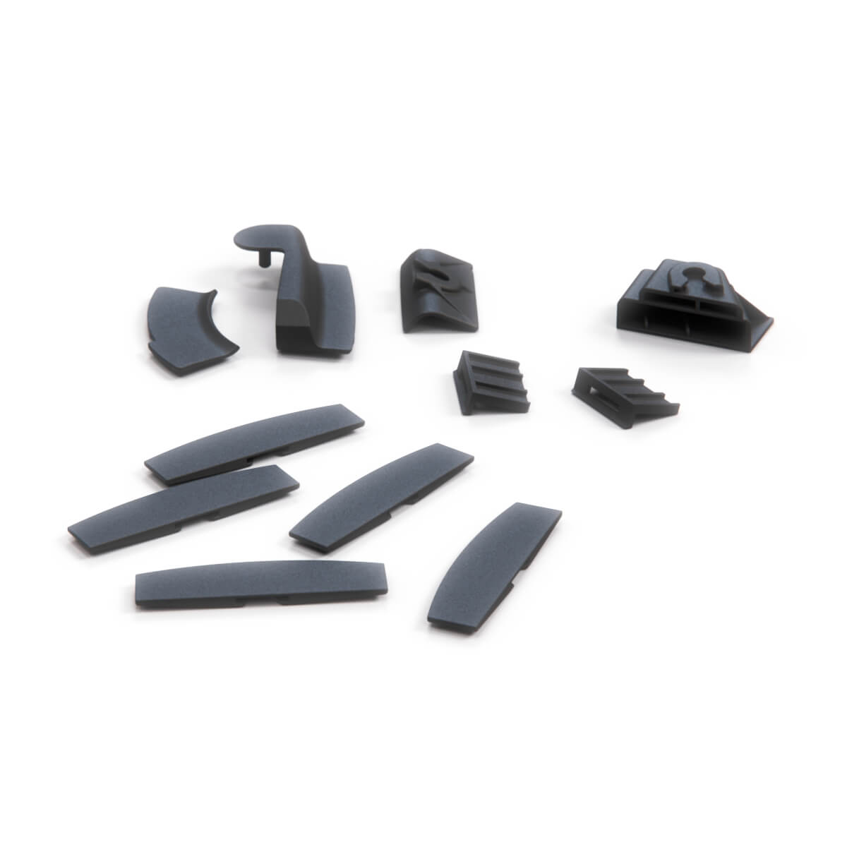 Mercedes-Benz C140 Door Card Interior Left or Right Door Panel Clips Position Set of 11 Black