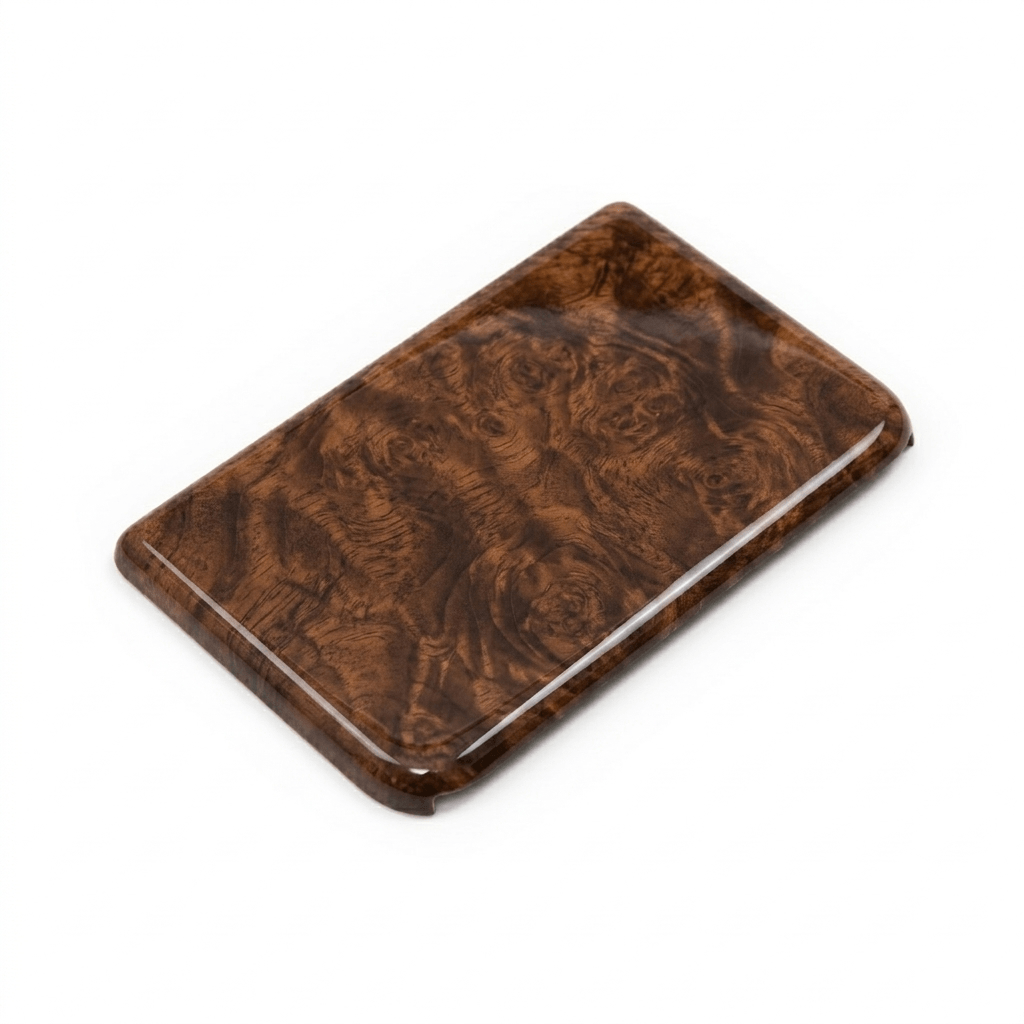 Mercedes-Benz C140 Rear Centre Console Box Ashtray Front Wooden Panel 4 Wood Types (A1408100007) — view 2