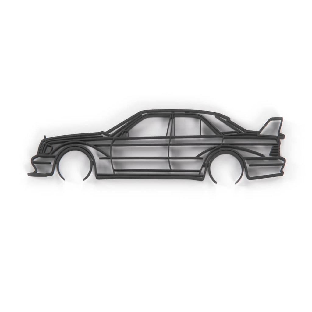 Mercedes-Benz Classic Car Mercedes-Benz W201 Evolution 3D Wall Art Decoration