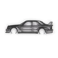 Mercedes-Benz Classic Car Mercedes-Benz W201 Evolution 3D Wall Art Decoration
