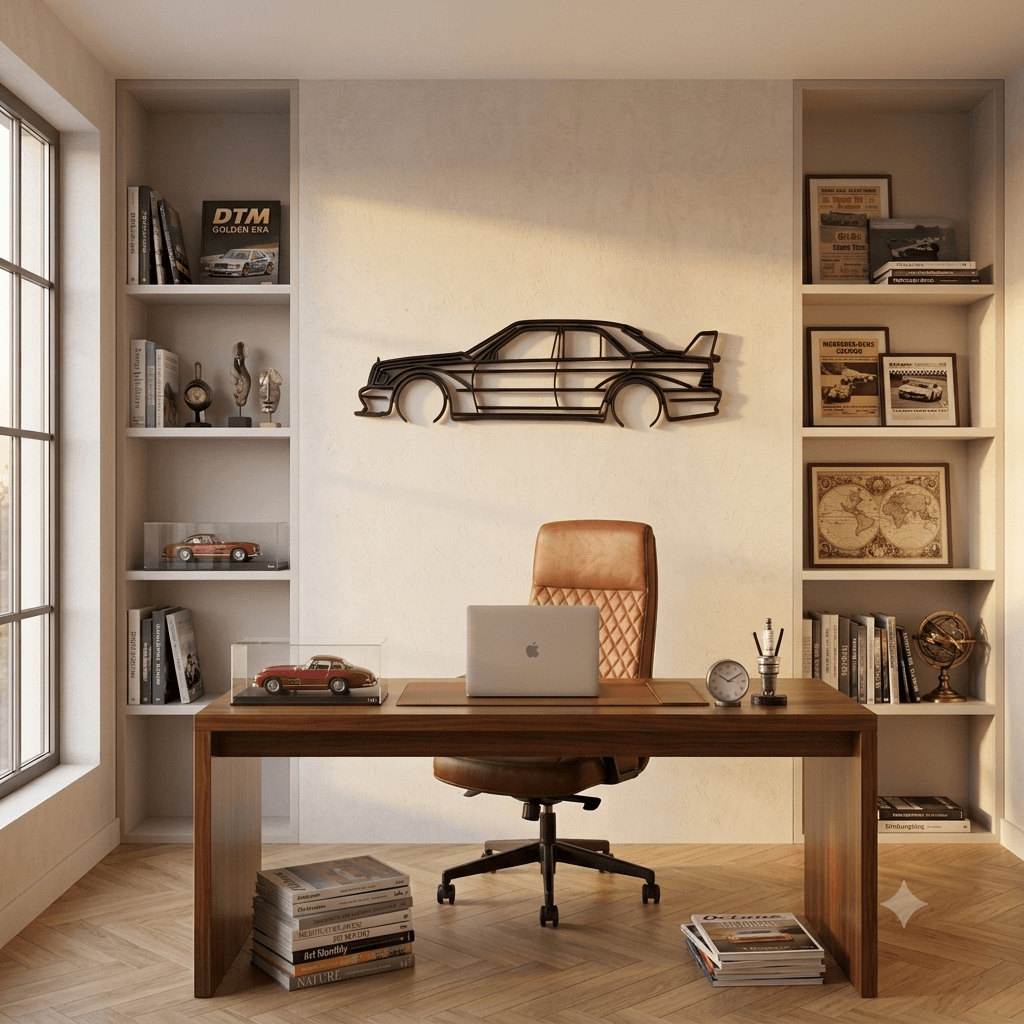 Mercedes-Benz Classic Car Mercedes-Benz W201 Evolution 3D Wall Art Decoration — view 4