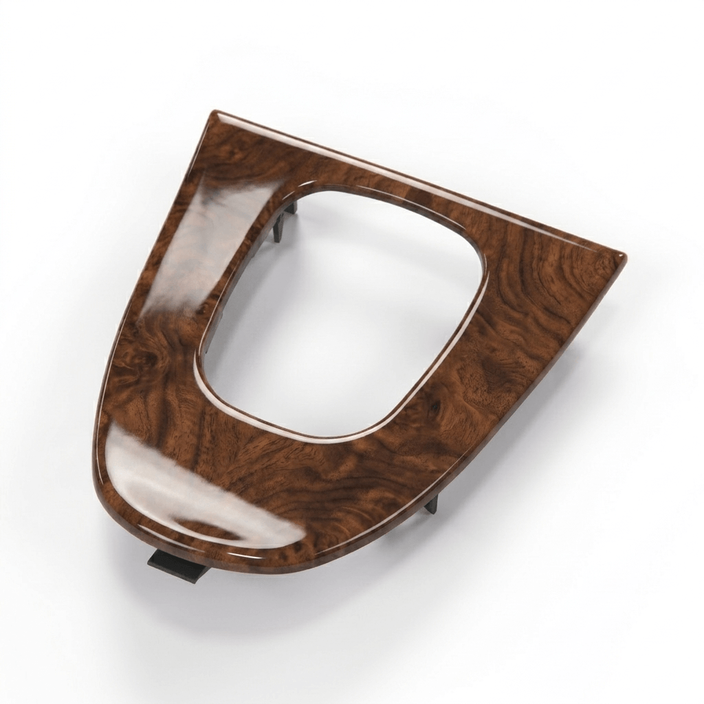 Mercedes-Benz CLK W209 Automatic Shifter Wooden Panel Trim Black (A2096801339)