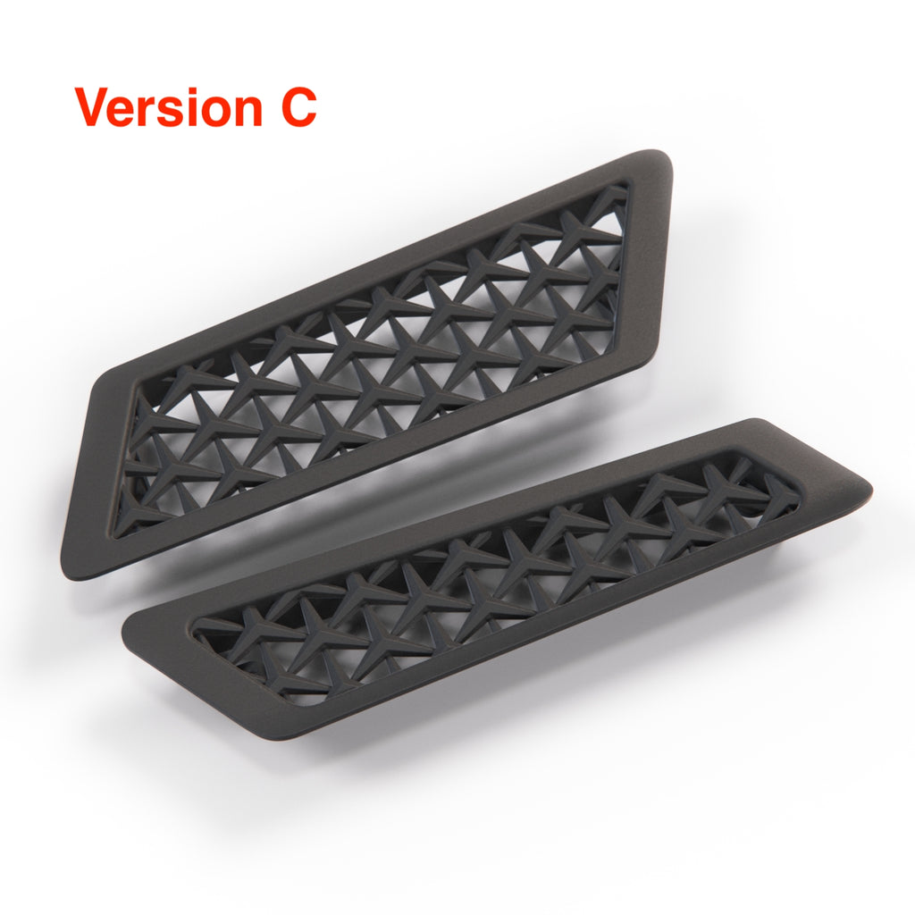 Mercedes Benz G Class W463 Custom Front Air Vent Grille Left And Right Black 3 Version A4638810085 A4638810185 — Version C