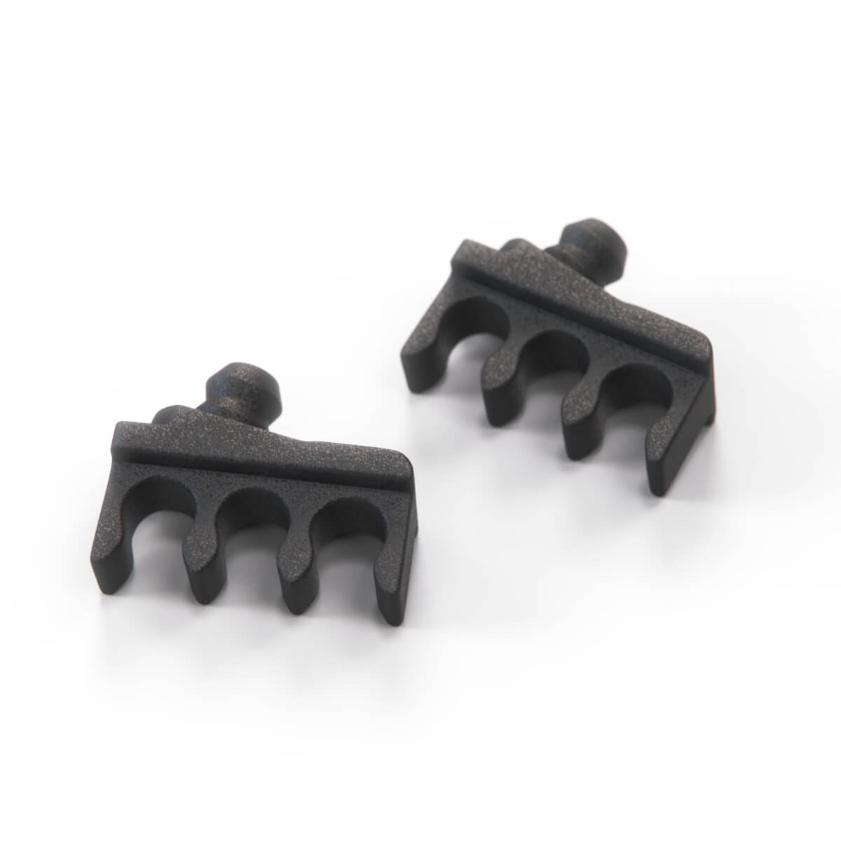 Mercedes-Benz M104 Engine Ignition Cable Bracket Set of 2 Black (A1041590040)