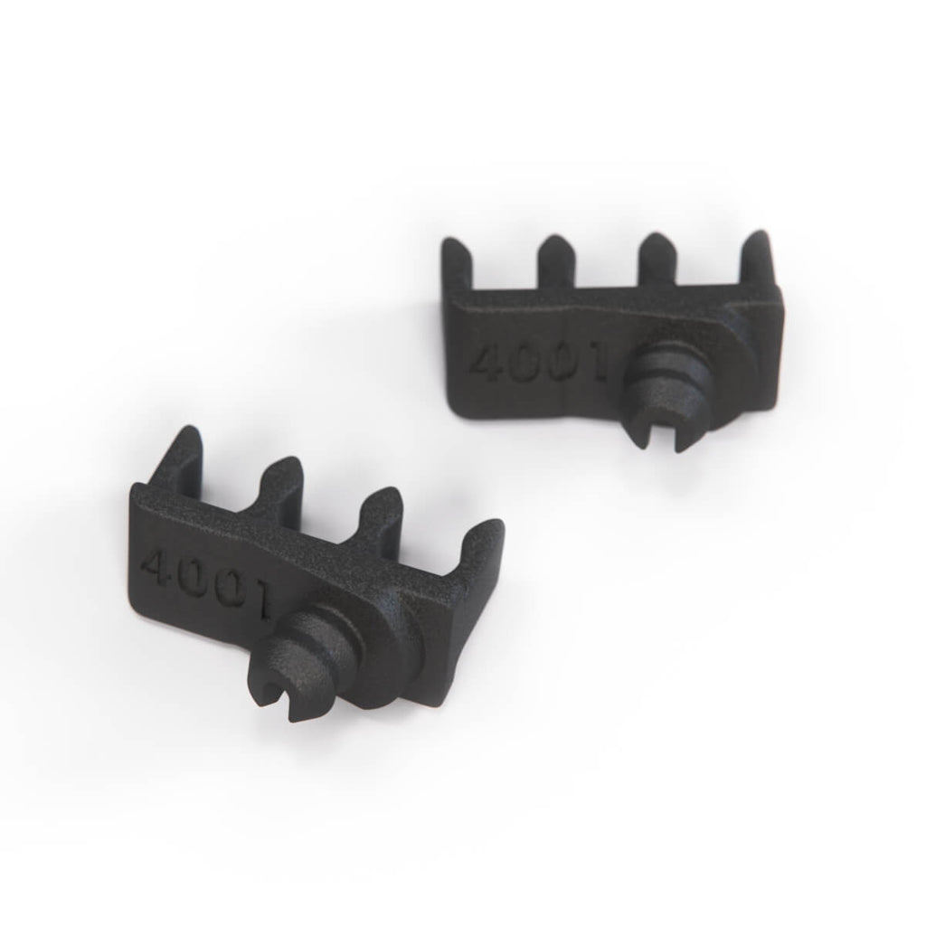 Mercedes-Benz M104 Engine Ignition Cable Bracket Set of 2 Black (A1041590040) — view 2