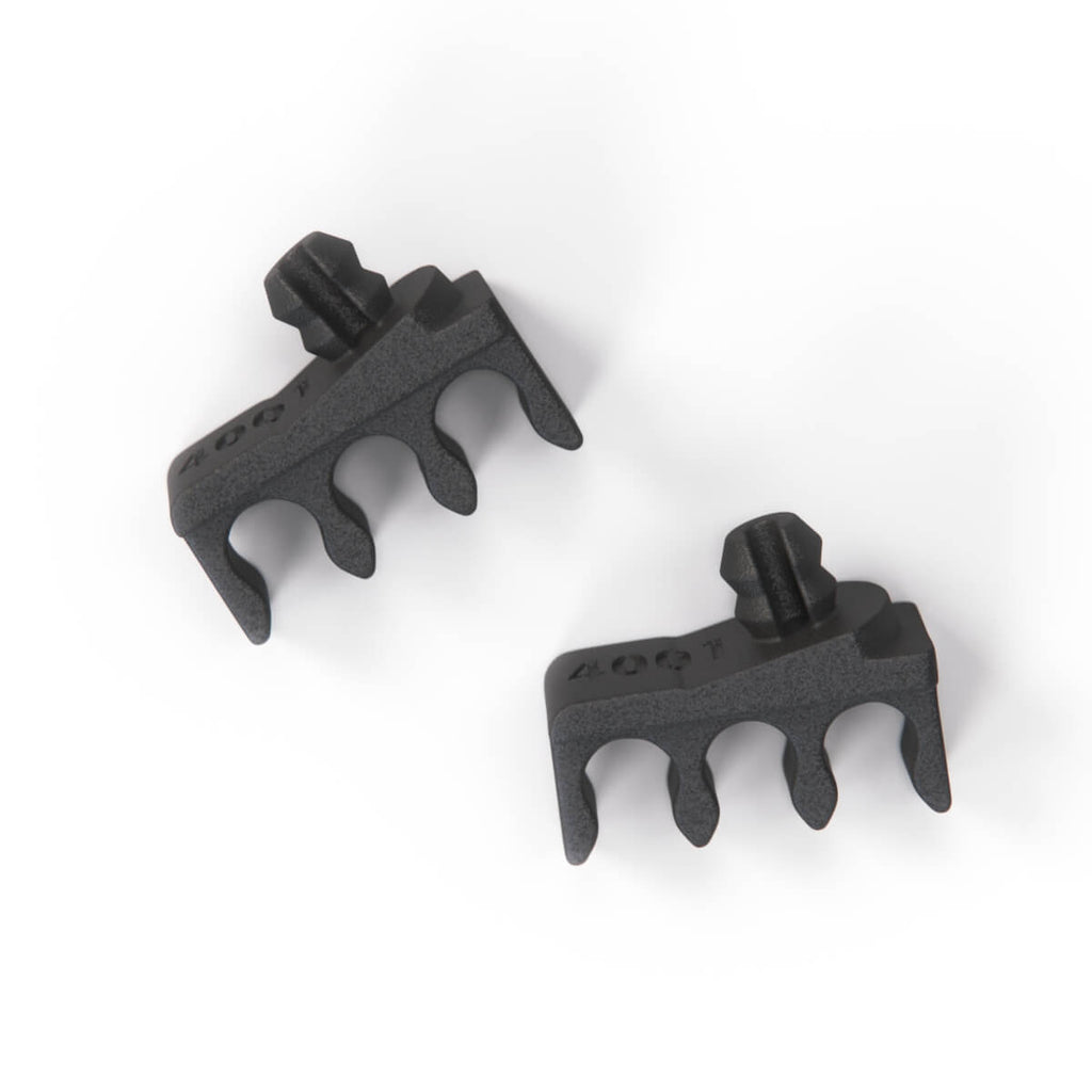 Mercedes-Benz M104 Engine Ignition Cable Bracket Set of 2 Black (A1041590040) — view 3