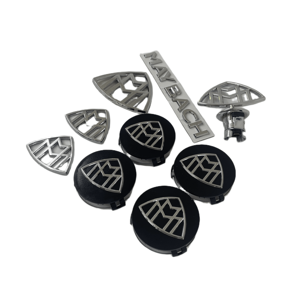 Mercedes-Benz Maybach W240 Badge Emblem Set of 9 (A2408170215 / A2407580158 / A2404000125) — view 2