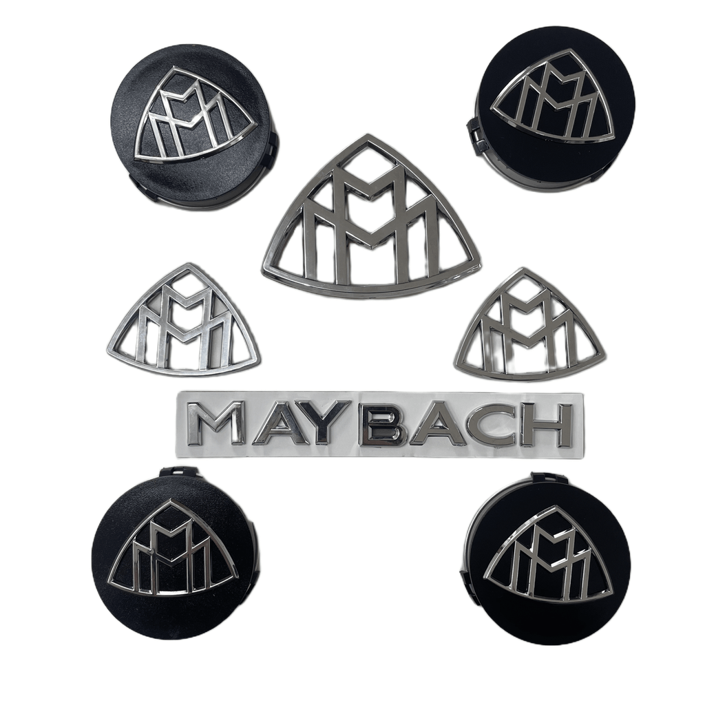 Mercedes-Benz Maybach W240 Badge Emblem Set of 9 (A2408170215 / A2407580158 / A2404000125) — view 4
