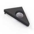 Mercedes-Benz R107 Interior Mirror Triangle Cover Left or Right Black or Chrome (A1077250711 / A1077250811) — view 4