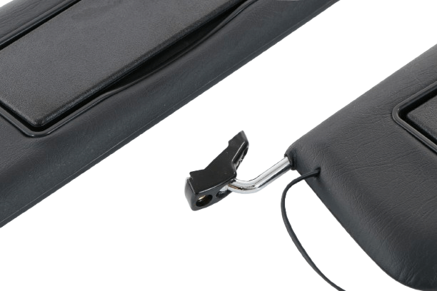 Mercedes-Benz R107 Sun Visor with Lighted Mirror Set of 2 Left and Right Black (A1078103710 / A1078103810) — view 5