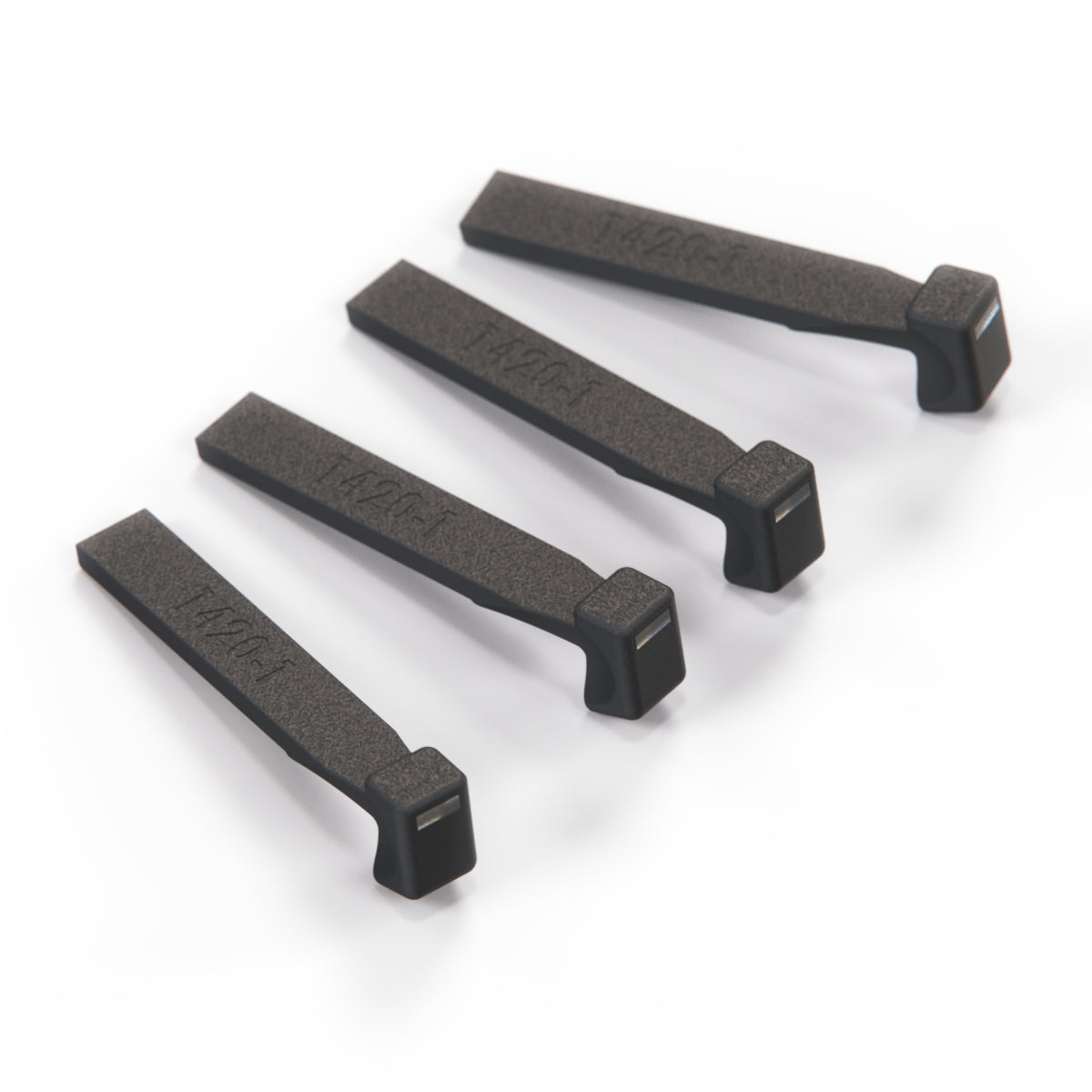 Mercedes-Benz R107 Vertical Heating Sliders Set of 4 Black — view 3