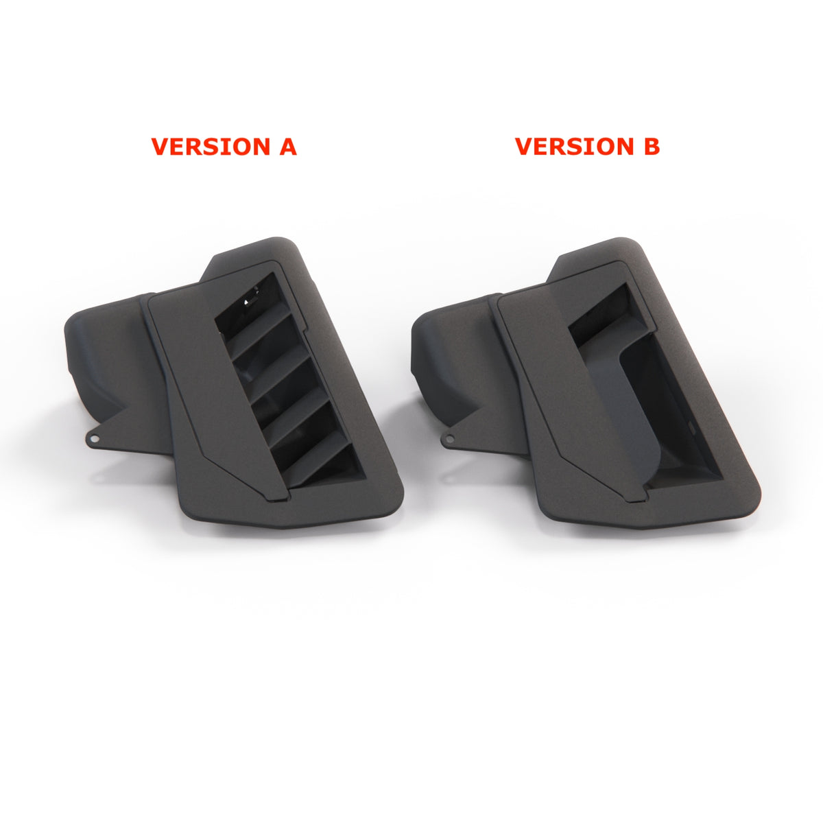 Mercedes-Benz R129 Cabin Air Duct Channel Left or Right Two Versions Black (A1298310346 / A1298311446)