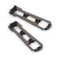 Mercedes-Benz R129 Control Console Panel Switch Bracket Set of 2 Black (A1296830300)