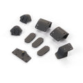 Mercedes-Benz R129 Interior Door Panel Clips Position Set of 9 Kit Left or Right Door Black