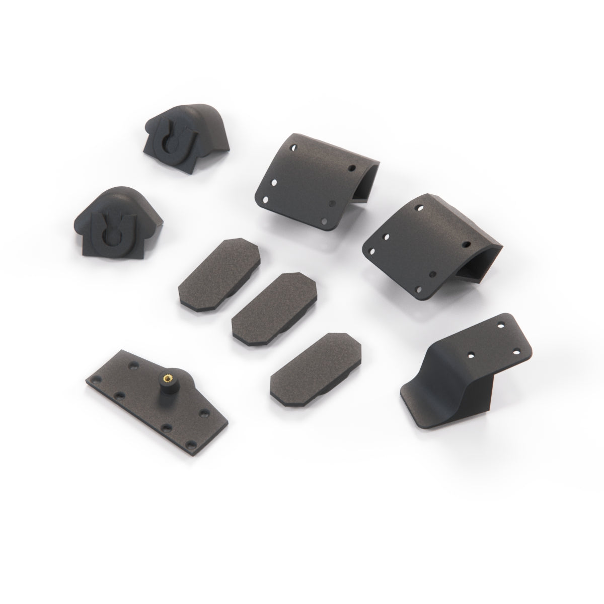 Mercedes-Benz R129 Interior Door Panel Clips Position Set of 9 Kit Left or Right Door Black