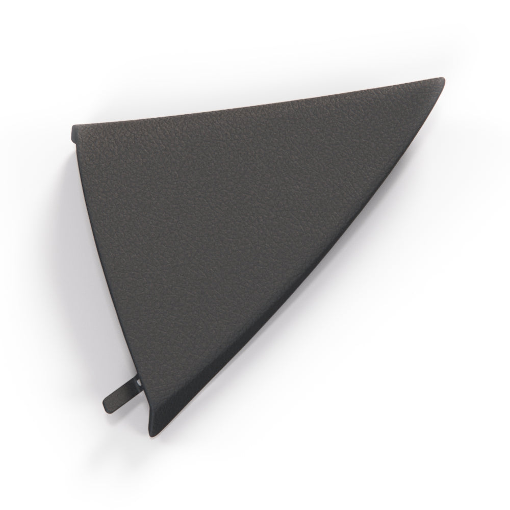 Mercedes-Benz R129 Pre Lift Interior Side Mirror Cover Left or Right Leather Application Ready (A1297200111 / A1297200211) — view 2