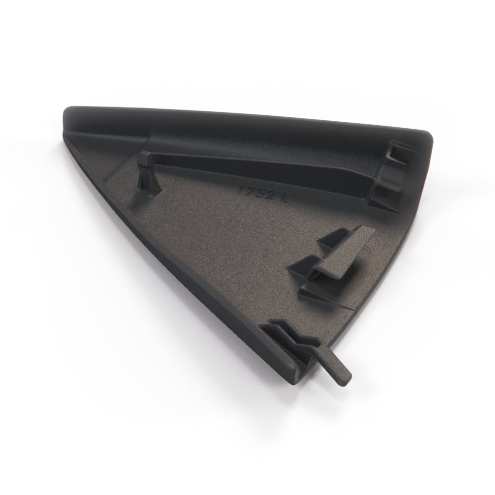 Mercedes-Benz R129 Pre Lift Interior Side Mirror Cover Left or Right Leather Application Ready (A1297200111 / A1297200211) — view 3