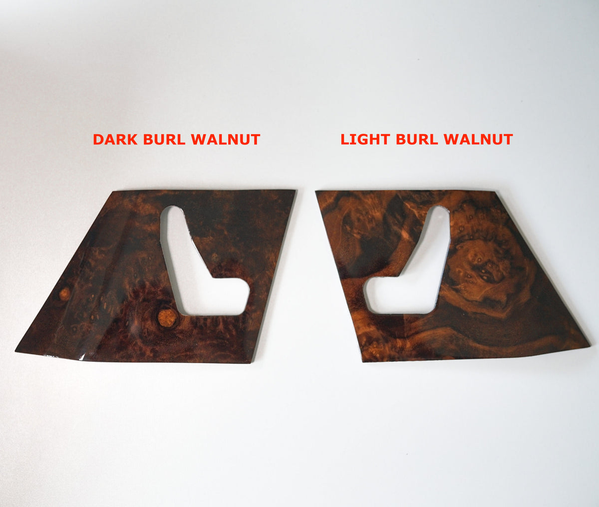 Mercedes-Benz R129 Pre Lift NEW Seat Switch Panel Trim Left or Right Wood (A1297200122 / A1297200222) — view 12