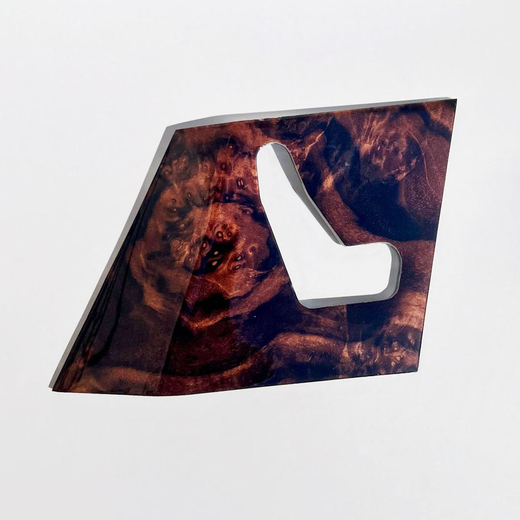 Mercedes-Benz R129 Pre Lift NEW Seat Switch Panel Trim Left or Right Wood (A1297200122 / A1297200222) — view 2