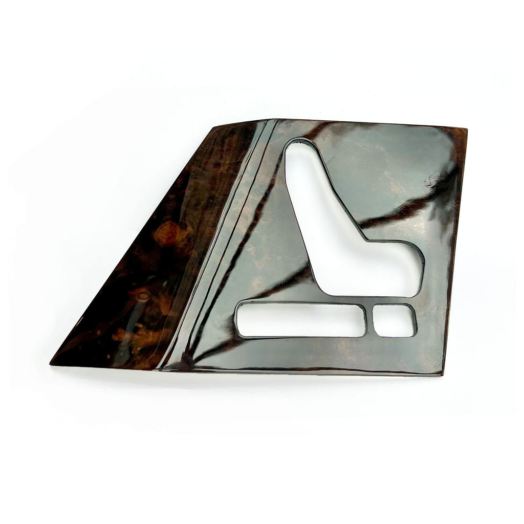 Mercedes-Benz R129 Pre Lift NEW Seat Switch Panel Trim with Memory Left or Right Wood (A1297200322 / A1297200422) — view 2