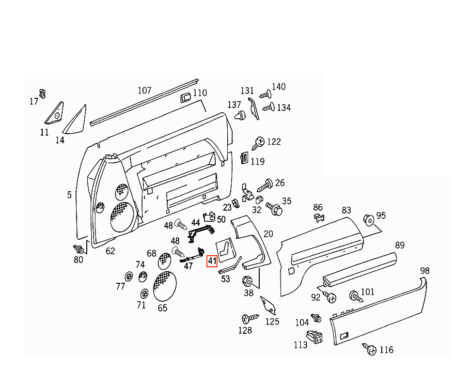 Mercedes-Benz R129 Pre Lift NEW Seat Switch Panel Trim with Memory Left or Right Wood (A1297200322 / A1297200422) — view 7