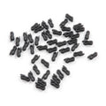 Mercedes-Benz R129 Seat Cover Clips Wire Repair Kit (Set of 48) Black (A1239884078 A1409883778)