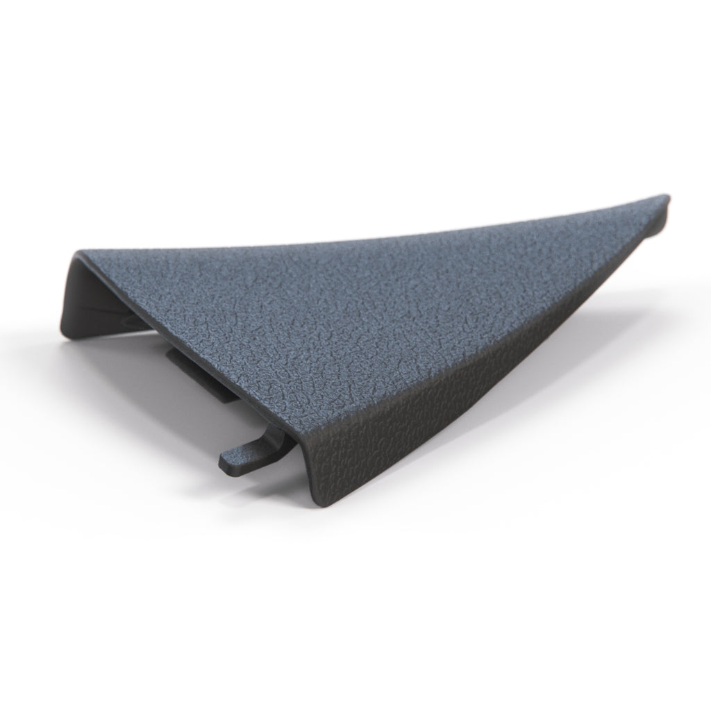 Mercedes-Benz R129 Side Mirror Triangle Cover Plastic Only Left or Right Black (A1297200711 / A1297200811) — view 2