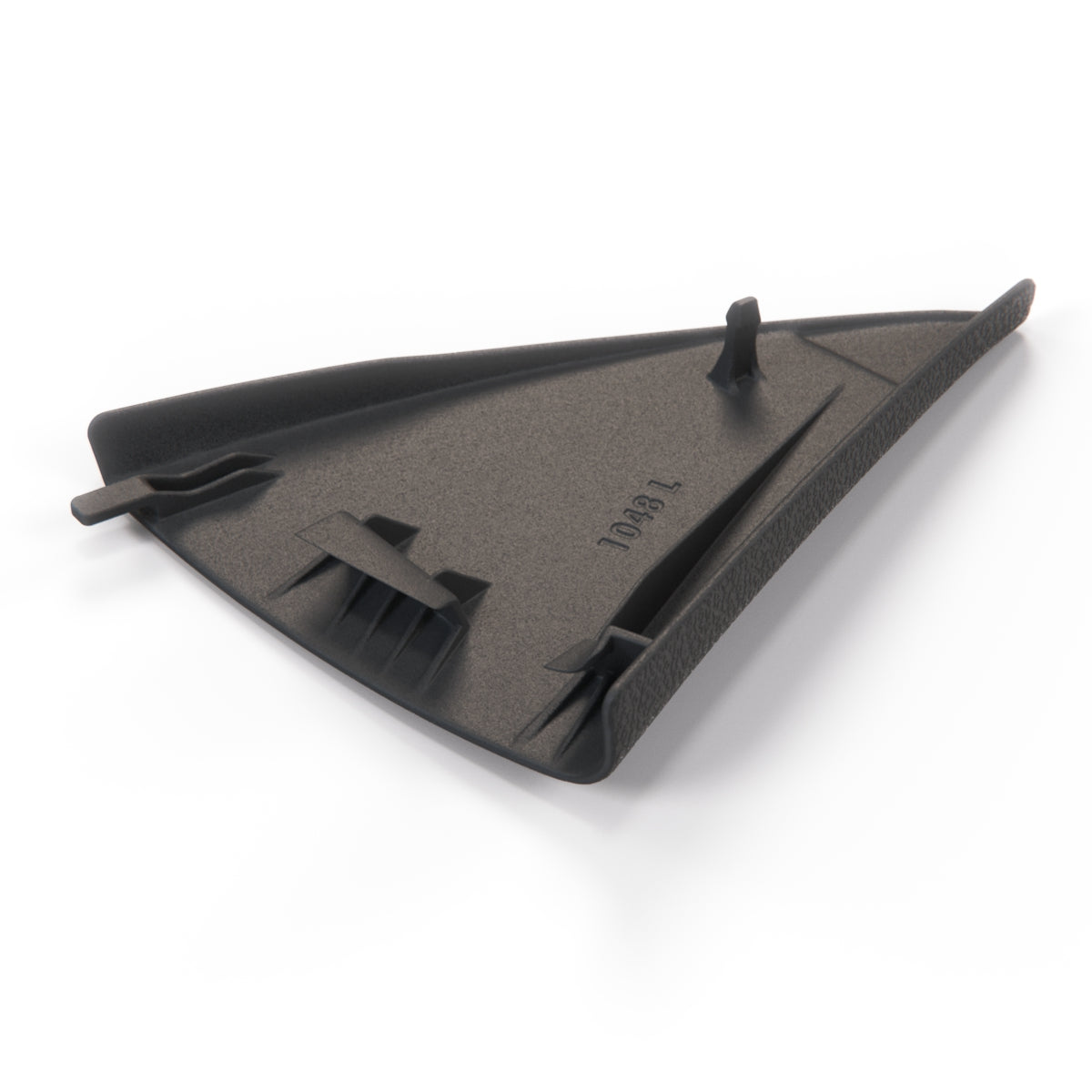 Mercedes-Benz R129 Side Mirror Triangle Cover Plastic Only Left or Right Black (A1297200711 / A1297200811) — view 3