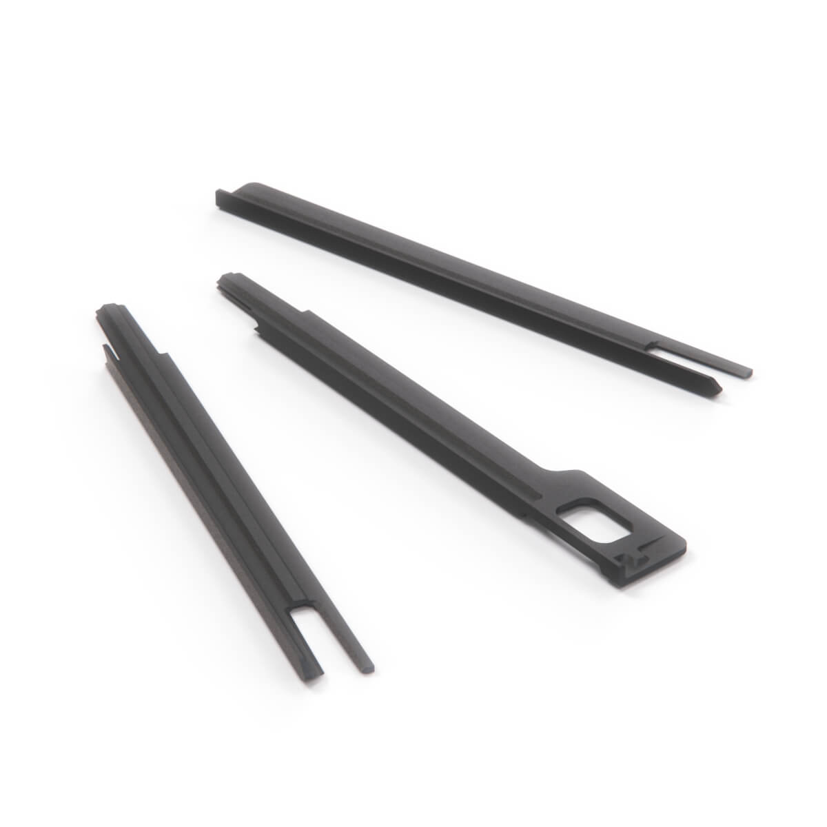 Mercedes-Benz R129 SL Facelift Door Panel Repair Kit Mounting Rail Black — view 5