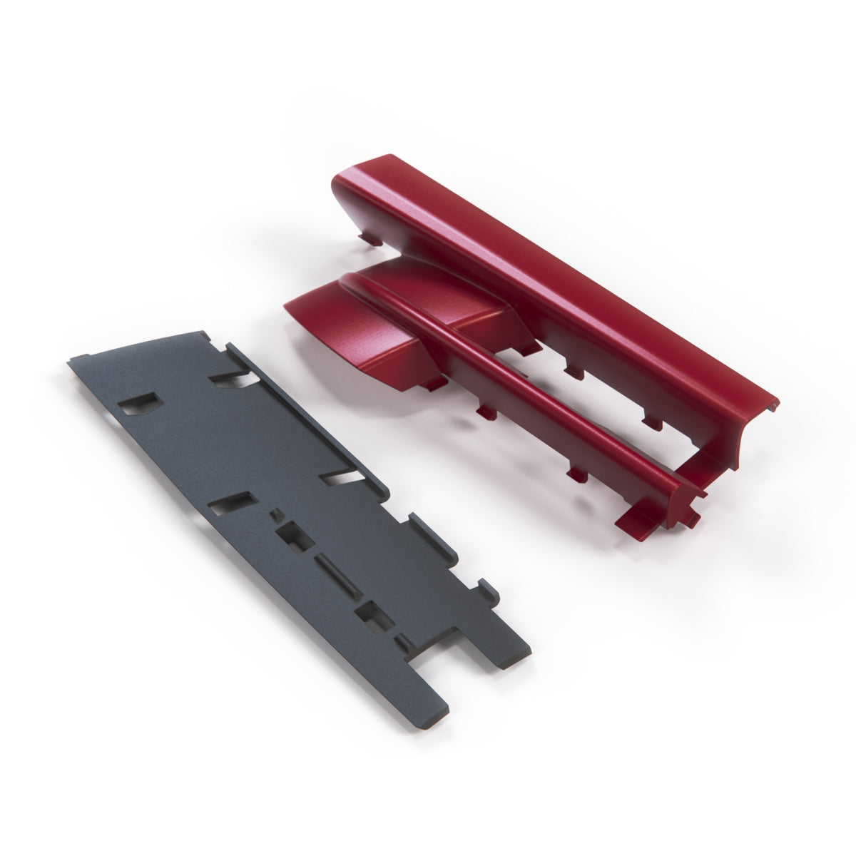 Mercedes-Benz R129 SL Facelift Front Bumper Tow Eye Cover A12988002059999 A1298800205 — Imperialrot (Imperial Red)