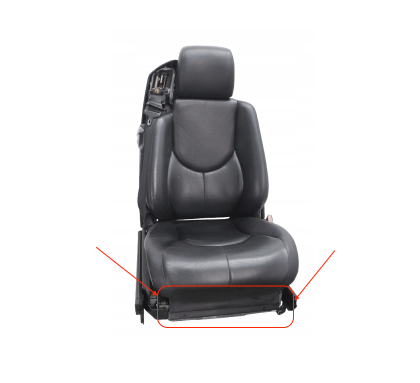 Mercedes-Benz R129 SL Front Seat Cushion Frame Covers Set of 2 Left and Right – All Colours (A1299102718 / A1299102618) — view 3