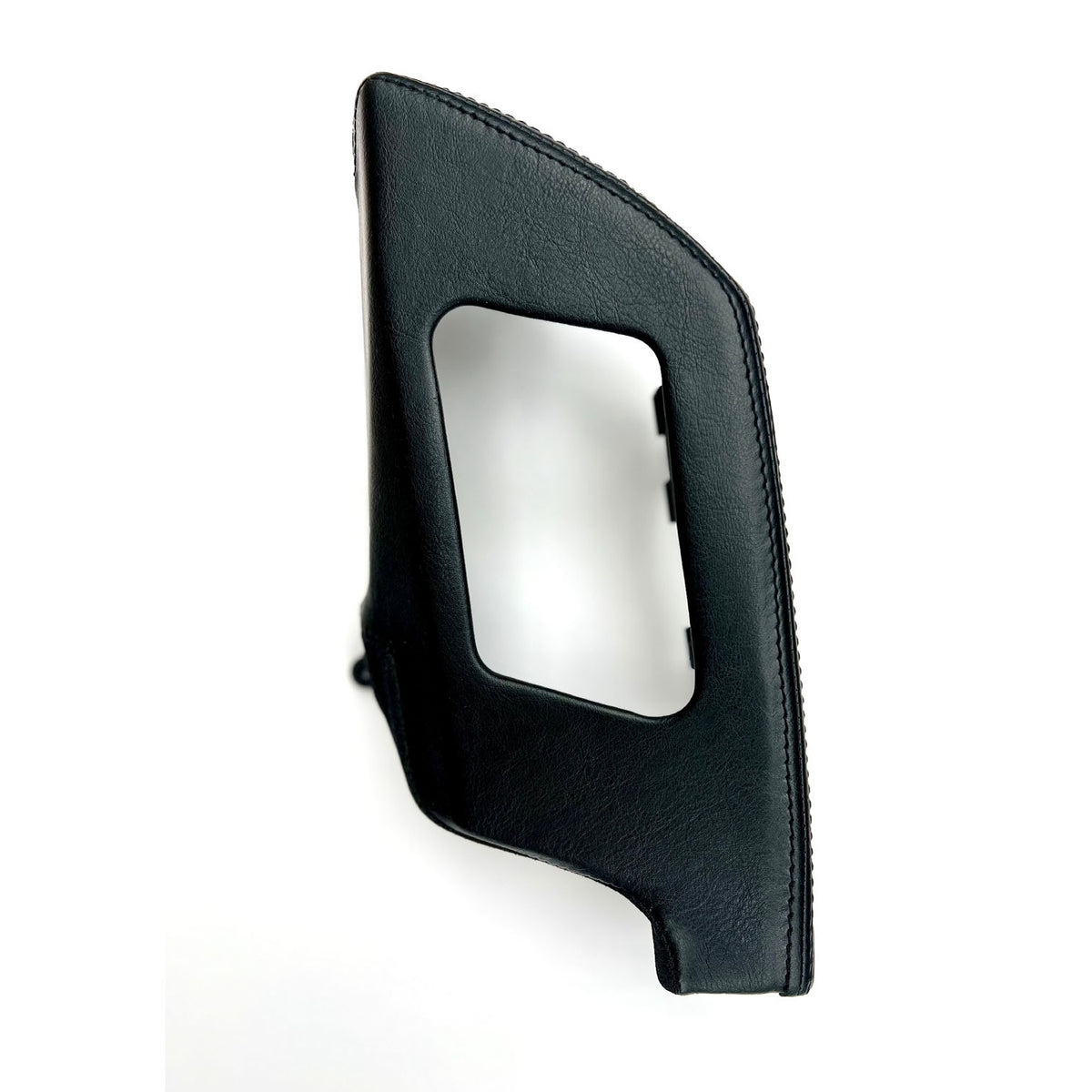 Mercedes-Benz R129 SL Interior Seat Belt Outlet Bracket Cover with Faux Leather Left or Right All Colours (A1299100739 / A1299100839) — view 2