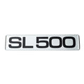 Mercedes-Benz R129 SL500 Exhibition License Plate with Sticker