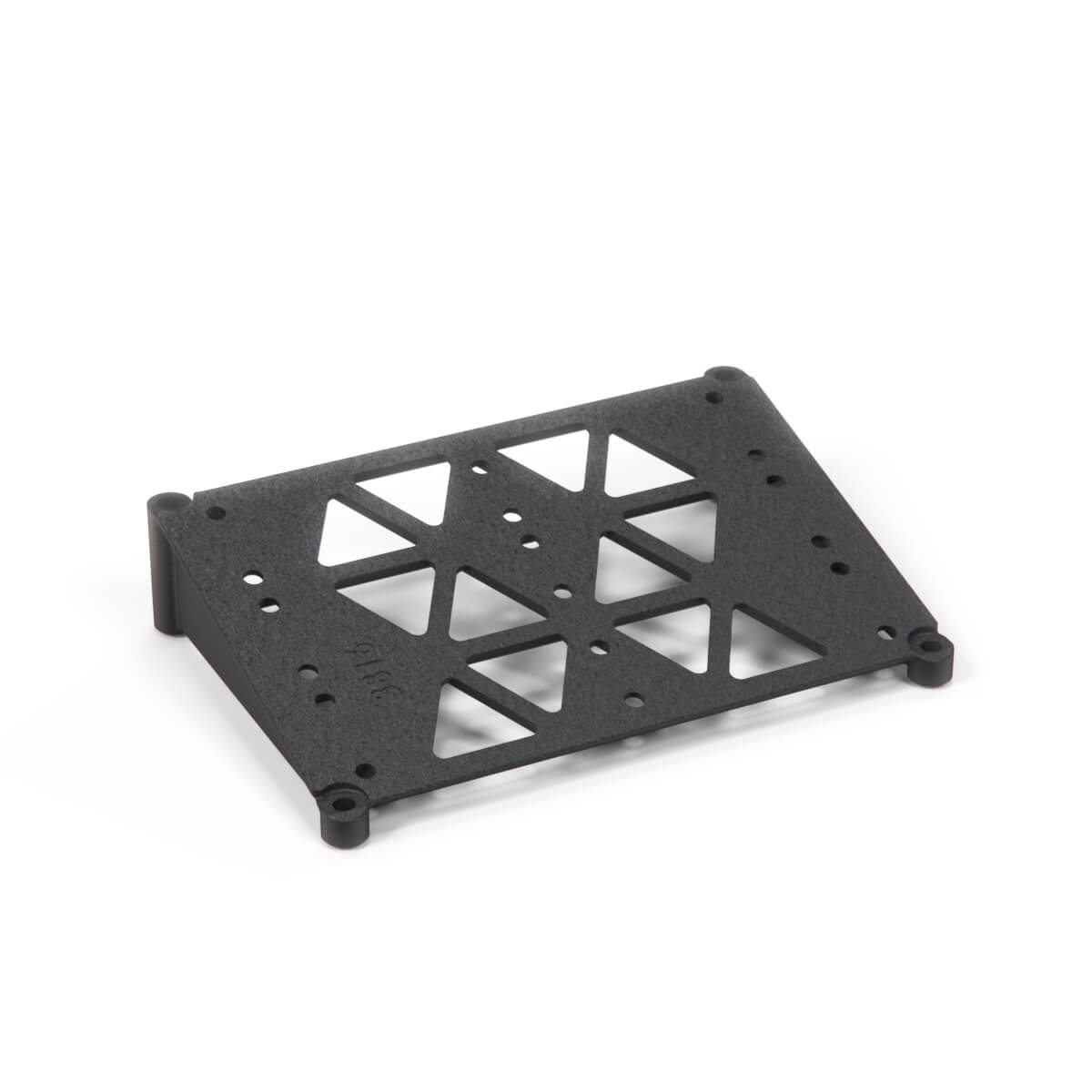 Mercedes-Benz R129 Trunk Lid License Plate Bracket Spacer Frame Black