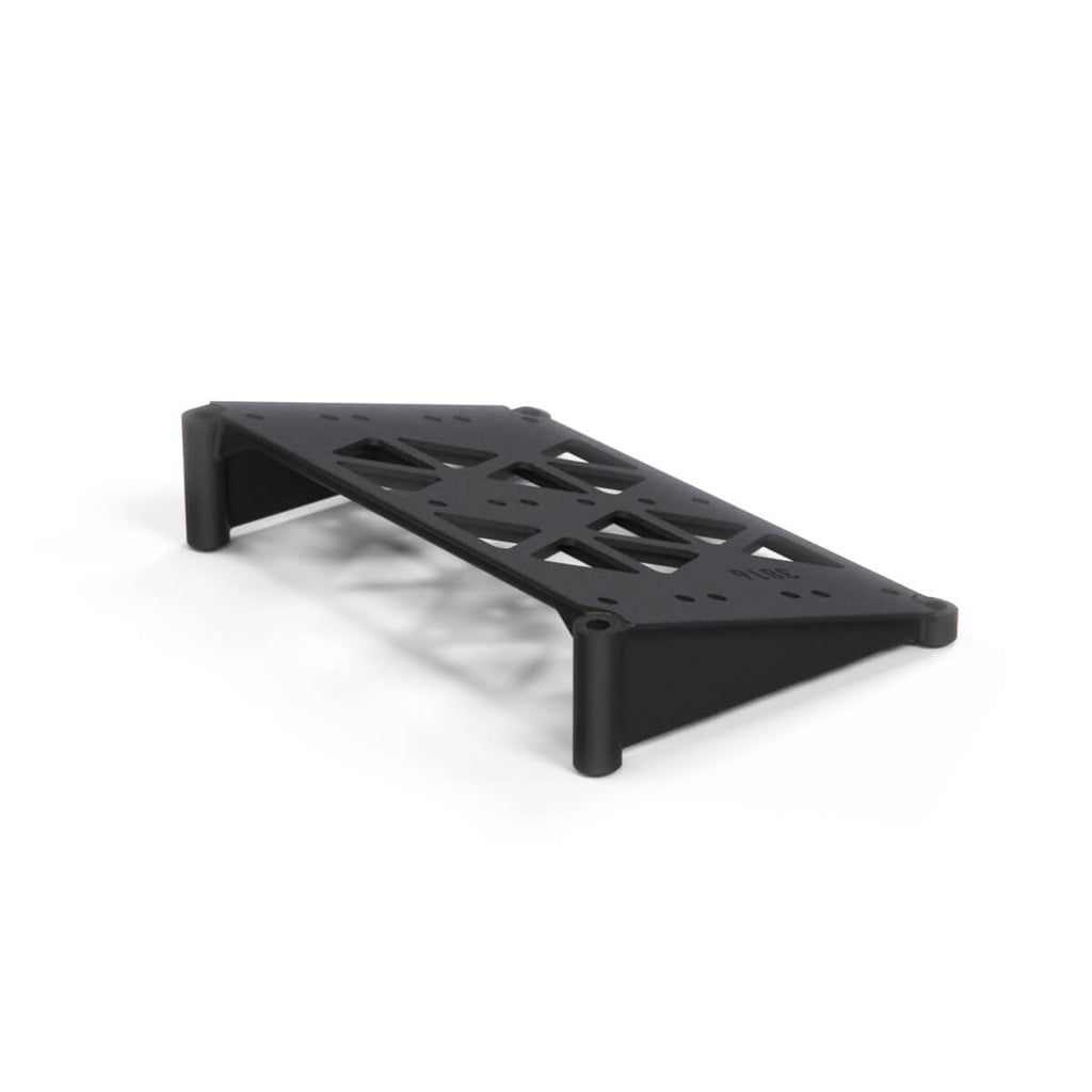 Mercedes-Benz R129 Trunk Lid License Plate Bracket Spacer Frame Black — view 3