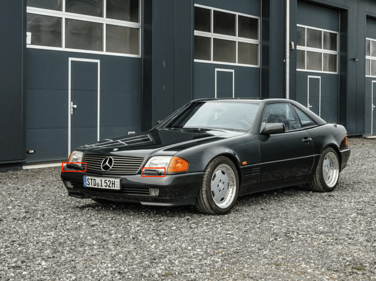 Mercedes-Benz R129 Wiper Blade (A1298200145) — view 2
