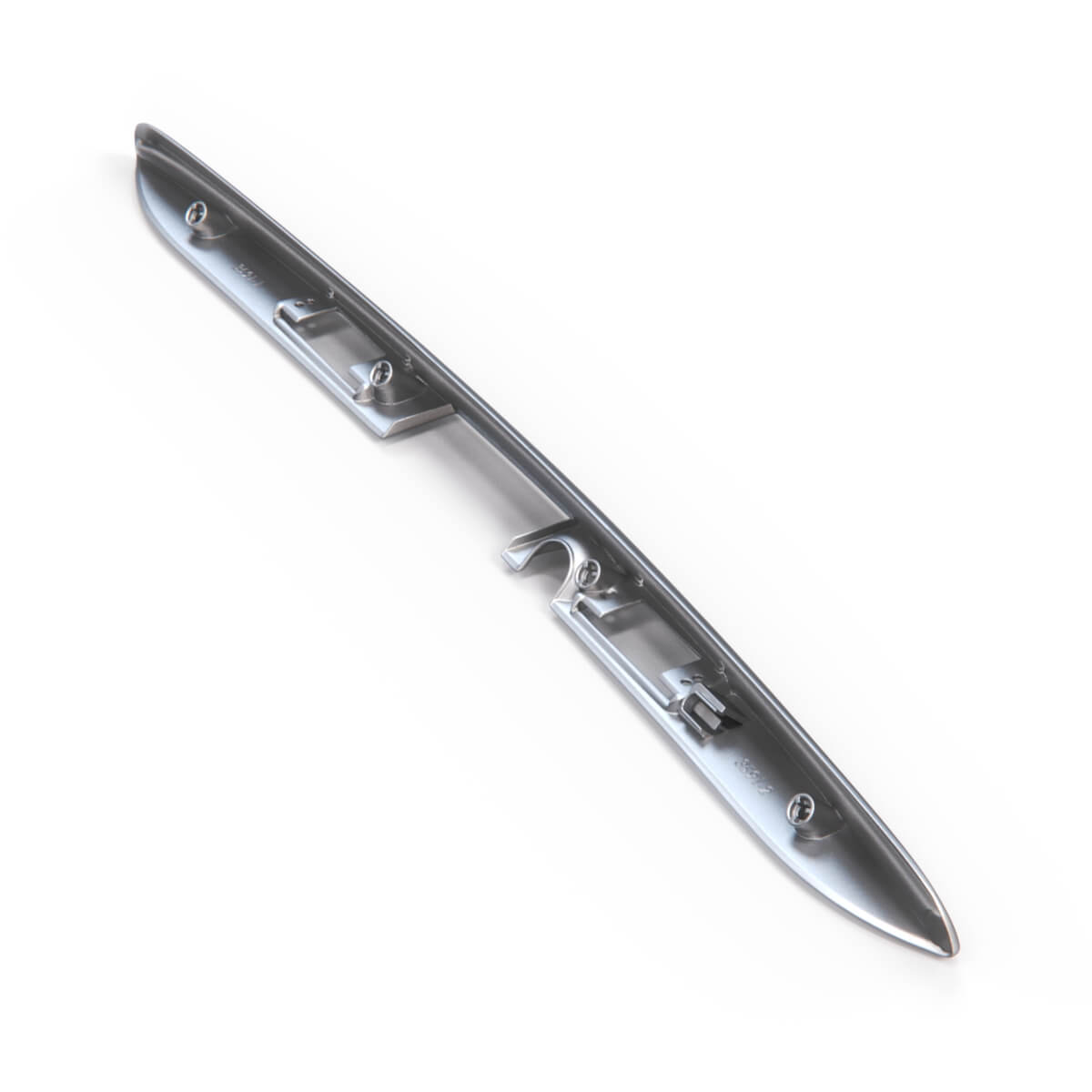 Mercedes-Benz R170 Black Boot Tailgate Number Plate Trim Primed / Chrome (A1707500427) — view 3
