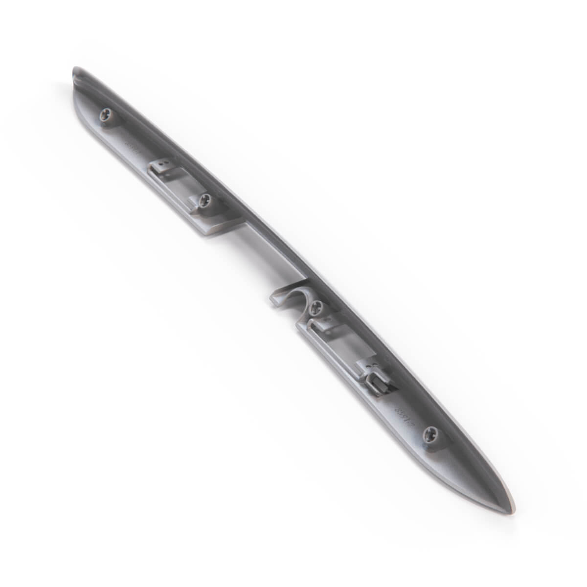 Mercedes-Benz R170 Black Boot Tailgate Number Plate Trim Primed / Chrome (A1707500427) — view 6