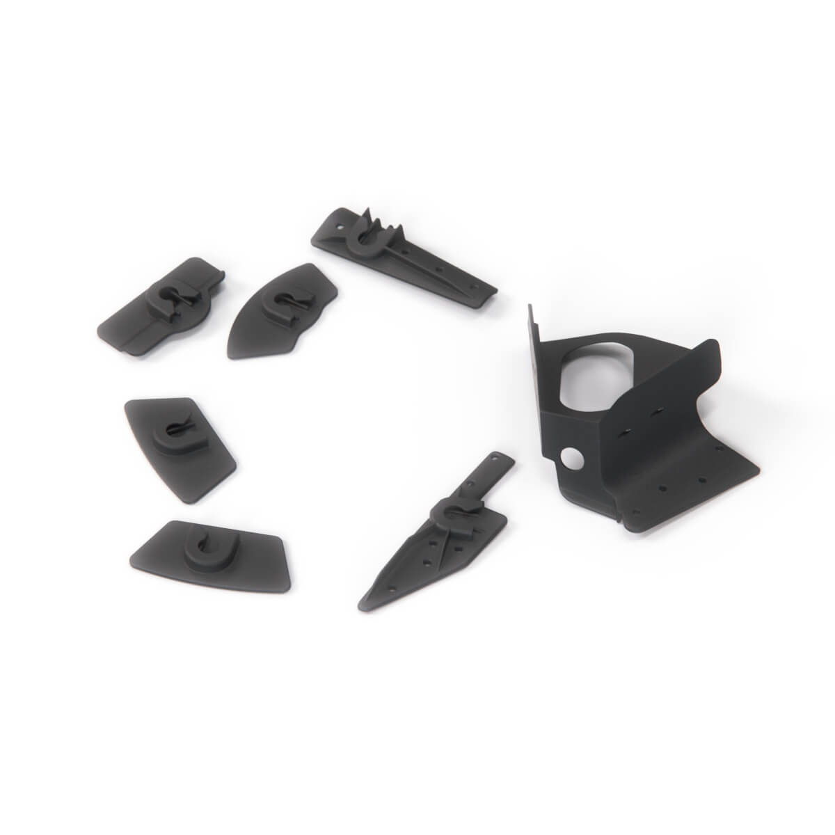 Mercedes-Benz S210 Estate Rear Door Panel Clips Repair Kit Left or Right Black