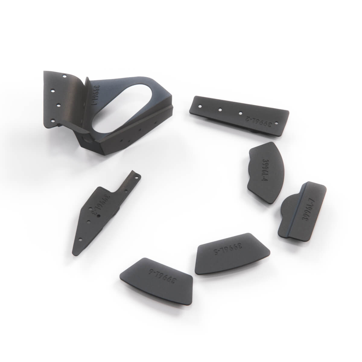 Mercedes-Benz S210 Estate Rear Door Panel Clips Repair Kit Left or Right Black — view 3