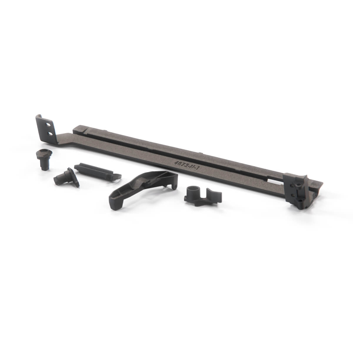 Mercedes-Benz SL R129 Dashboard Spectacle Glovebox / Top Storage Box Complete Repair Kit LHD or RHD Black (A1296800291 / A1296800391) — view 2