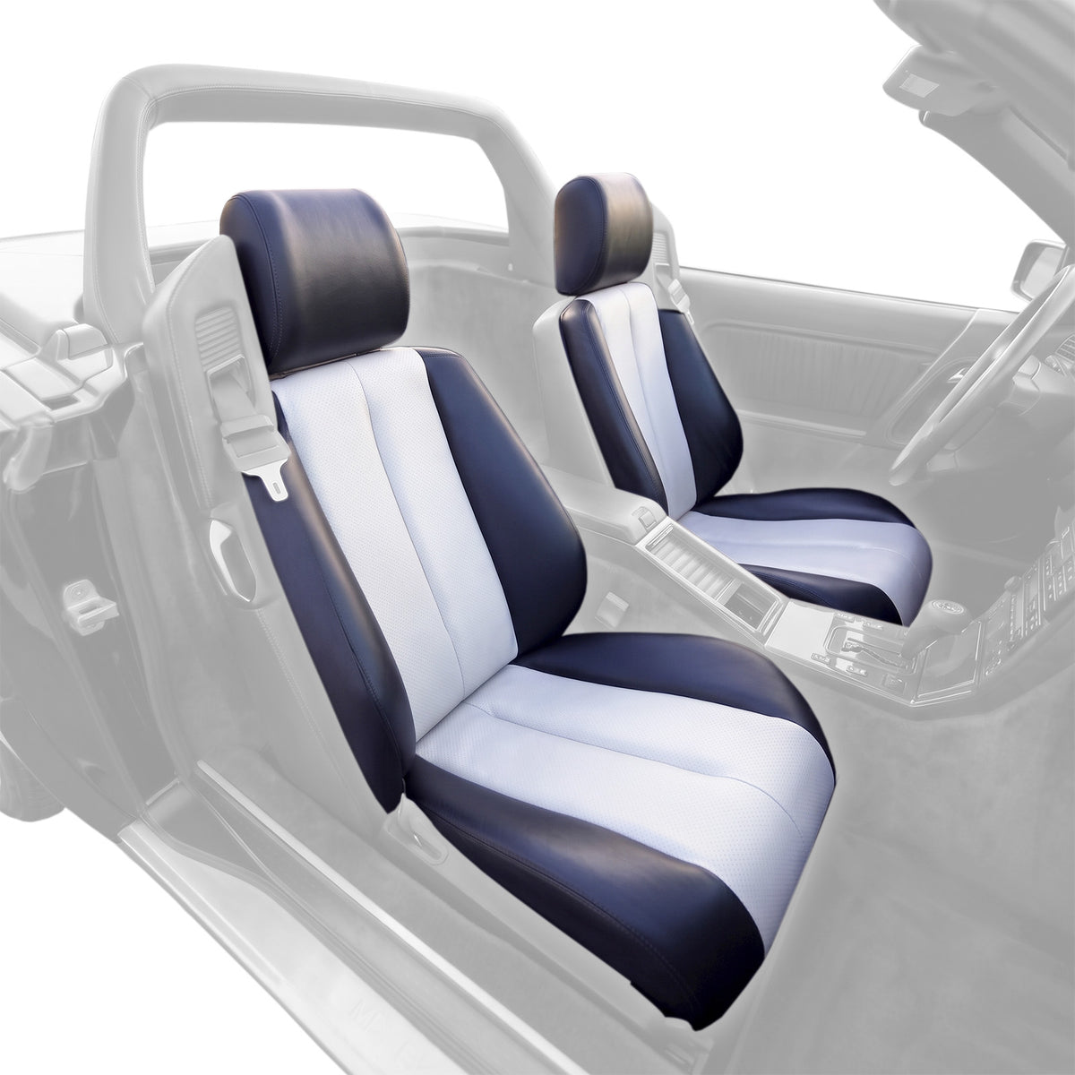 Mercedes-Benz SL R129 Eco Leather Seat Covers Two-Colour Set of 2