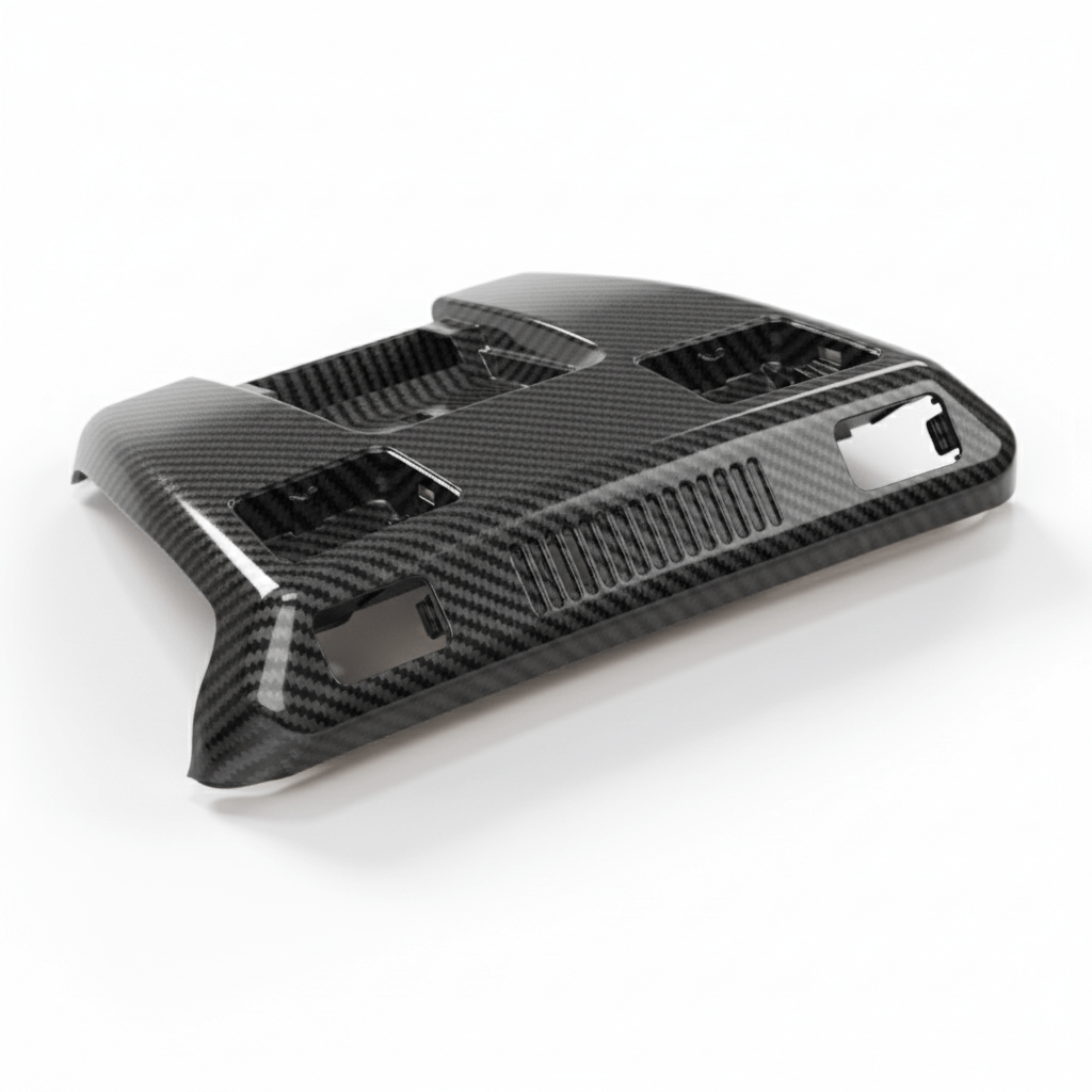 Mercedes-Benz SL R129 Interior Overhead Carbon Fiber Dome Light Console (4 Version) (A1298200501) — view 2
