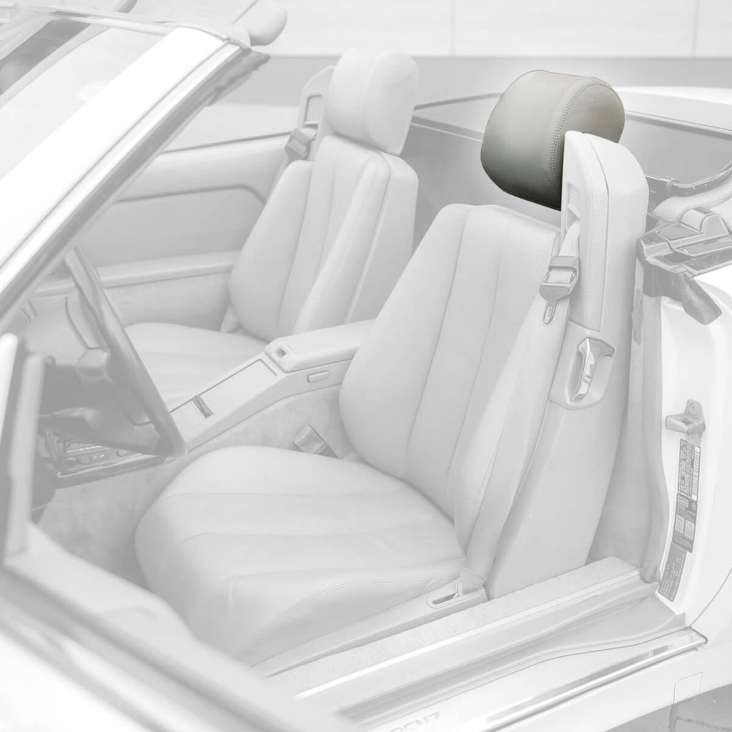 Mercedes-Benz SL R129 Leather Front Seat Headrest Cover Left or Right All Colours (A1299701950 / A1299702050) — view 2