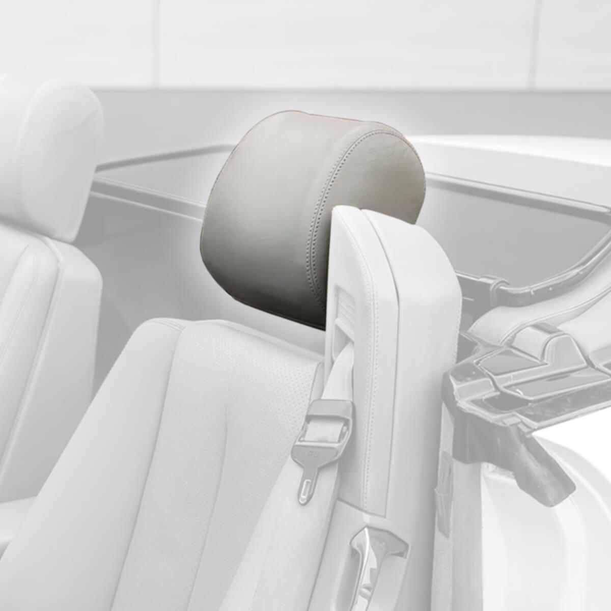 Mercedes-Benz SL R129 Leather Front Seat Headrest Cover Left or Right All Colours (A1299701950 / A1299702050) — view 4