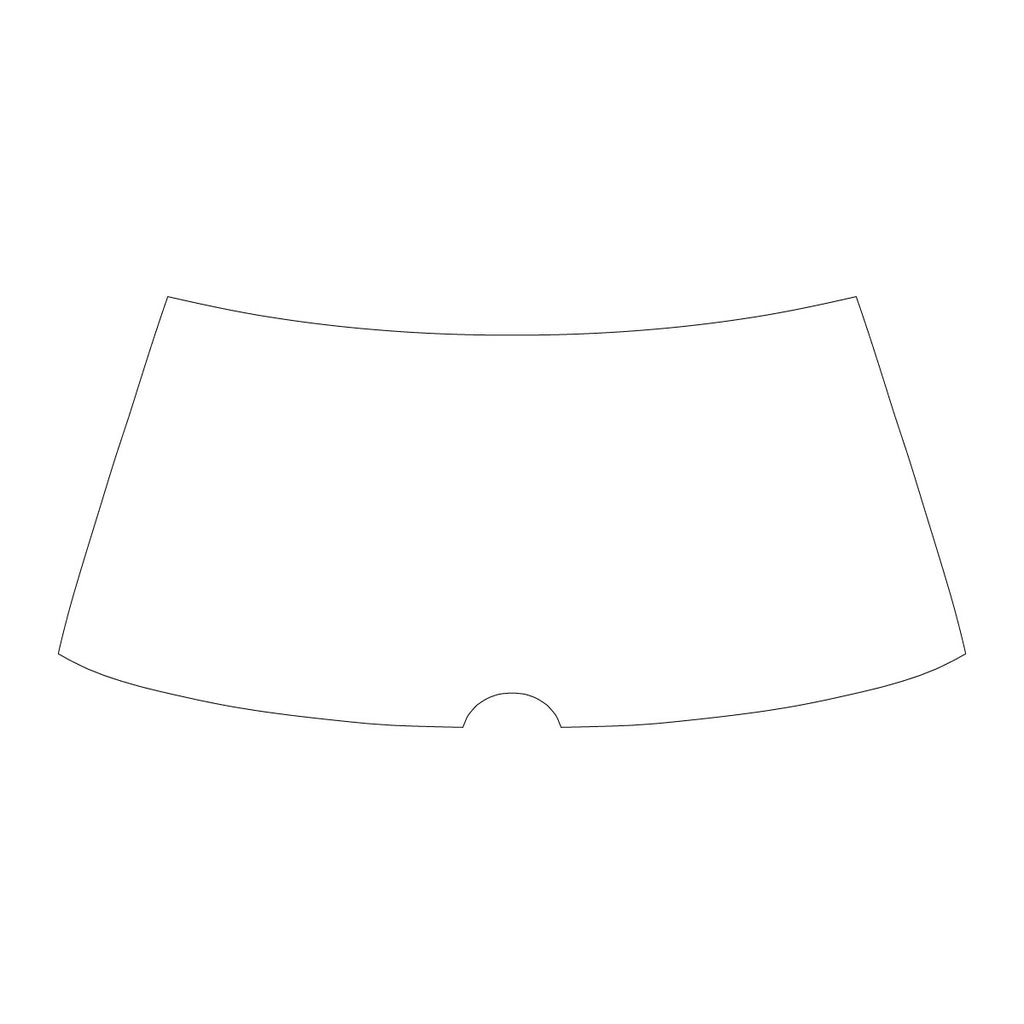 Mercedes-Benz SL R129 Prelift / Facelift Front Windshield – 3M PRO Transparent PPF Paint Protection Film Precut — view 2