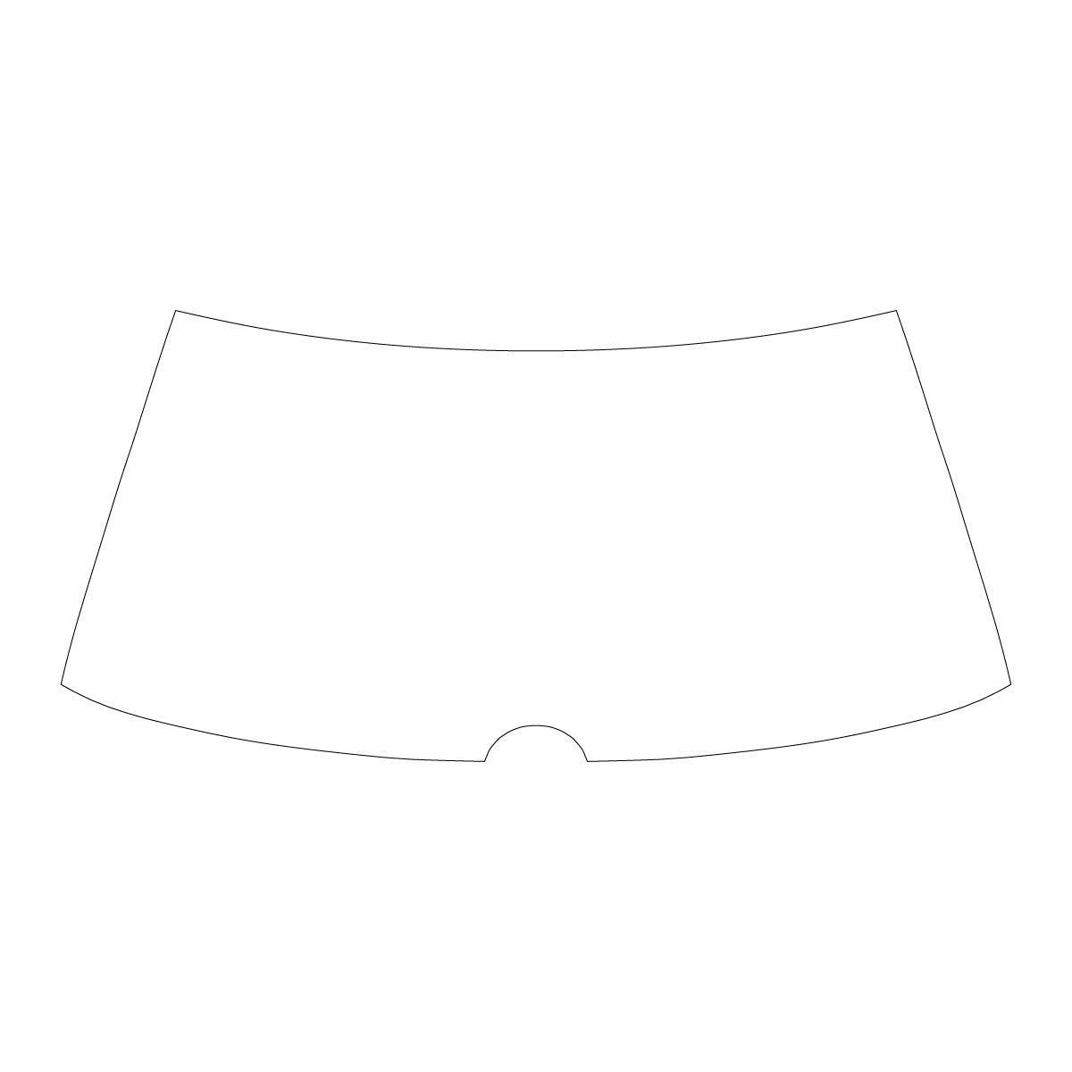 Mercedes-Benz SL R129 Prelift / Facelift Front Windshield – 3M PRO Transparent PPF Paint Protection Film Precut — view 2