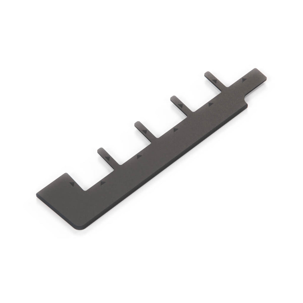 Mercedes-Benz SL R129 Tailgate Emblem Placement Template Black — view 2