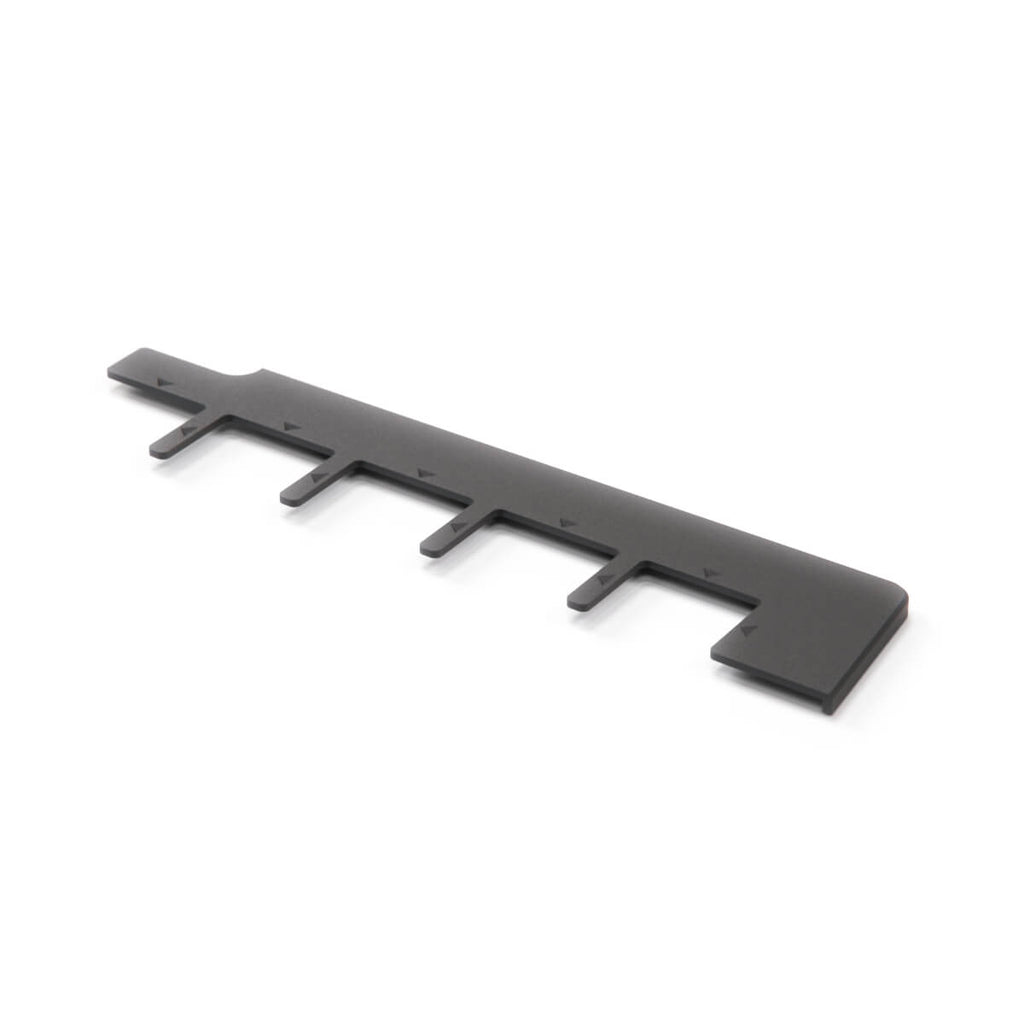 Mercedes-Benz SL R129 Tailgate Emblem Placement Template Black — view 3